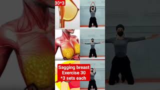 sagging breast exercise [upl. by Mecke]