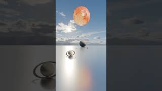 planet dropping  Solar System Planet Size Comparison 3D animation planet starcomparison [upl. by Guenna327]