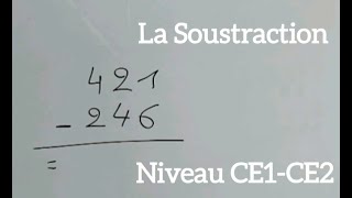 Maths CE1CE2 La soustraction  mathématiques faciles [upl. by Thora]