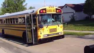 Jasons first steps onto the bus for kindergarten on first day of school 08202012 [upl. by Kyte]