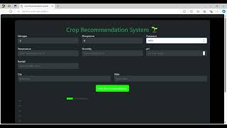 Crop Recommendation System [upl. by Neleb]