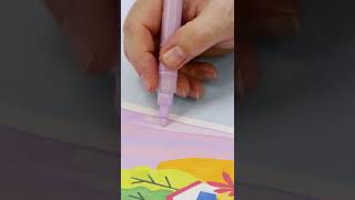 Acrylic Paint Pen Broad Tip Product Demo is on our channel now 🌈 acrylic [upl. by Lulita]