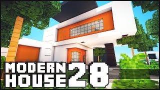 Minecraft  Modern House 28 [upl. by Doownel]