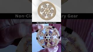 Non Circular Planetary Gear ⚙️ 3dprinting gear manufacturing machinedesign mechanism 3dcad [upl. by Avrit]