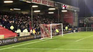 HARTLEPOOL UNITED FANS CHANTING AGAINST LINCOLN CITY LIMBS [upl. by Rubinstein]