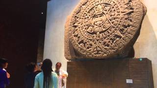 Museo de antropología Explicación de la Piedra del Sol Calendario Azteca [upl. by Edroi]