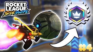 Rocket league SideSwipe Road To Gc 4  Playing against the top 1s player [upl. by Nerat]