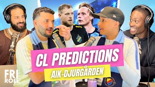 AIK VS DJURGÅRDEN  CHAMPIONS LEAGUE PREDICTIONS [upl. by Tailor914]