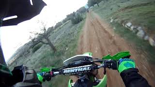 KLX 450r and ttr600 enduro immitos greece dec 2018 v5 [upl. by Ahsinet668]