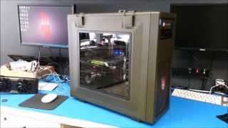 Corsair Vengeance C70 Military Green Intel Core i7 4770K  45ghz nVidia GTX 780 Corsair H100i [upl. by Aikcir412]