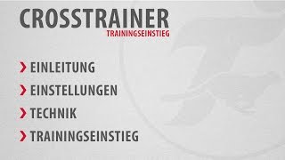 Optimaler Trainingseinstieg auf dem Crosstrainer  TECHNIK [upl. by Alejoa869]