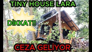 TİNY HOUSE BUNGALOW VE KONTEYNER LARA CEZA YOLDA [upl. by Maurey]