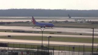 Plane Spotting at Dulles Southwest Airlines B737700 [upl. by Samuella]