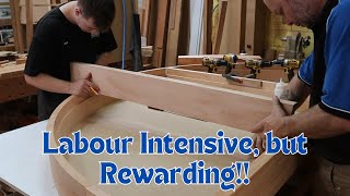 Building a Semi Circular Window Part 2  Woodworking Projects [upl. by Mari498]