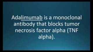 How to pronounce adalimumab Humira Memorizing Pharmacology Video Flashcard [upl. by Anilec567]