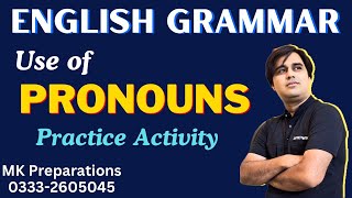 Pronouns amp Its Types in English Grammar  Concept amp Definitions  Best Examples amp Practice Activity [upl. by Aeneg741]