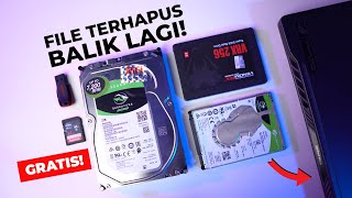 Aplikasi Data Recovery Gratis Terbaik 2024 Kembalikan File Yang Terhapus Permanent [upl. by Raleigh]