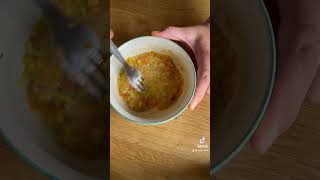 Restebratlinge aus dem Bowl Rezept 🍠 schaut bis Sekunde 32 😂👶🏼 toddler kochen vater tochter [upl. by Man]