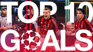 Andriy Shevchenko  Top 10 Champions League Goals ⚽🍿 [upl. by Corwun341]