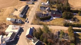 Greensboro VT  Caspian Lake and the village from the air  Green Mountain Drone 251 Project [upl. by Kciredes]