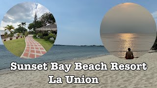 Where to stay in La Union Sunset Bay Beach Resort  San Fernando La Union l Budget Hotel 😀 [upl. by Ahsyad]