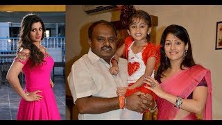 Kumaraswamy Wife Photos  Actress Radhika Kumaraswamy Family  Radhika Kutty [upl. by Cir]