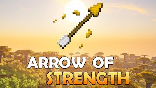 Arrow of Strength in Minecraft I How To Make Arrow of Strength Recipe [upl. by Lleneg]