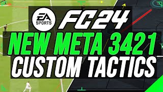 3421 NEW META TACTICS  MORE OVERPOWERED THAN THE 4321  EA FC 24 [upl. by Burkitt]