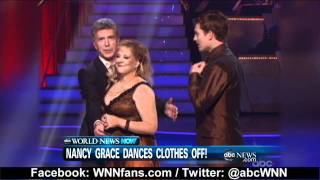 Nancy Grace Wardrobe Malfunction on Dancing With The Stars 2011 [upl. by Herries548]