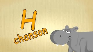 apprendre le français pour les petit  lettre quotH chansonquot  alphabet en francais chanson [upl. by Mckenzie204]