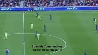 Spanish Commentator messi messi messi [upl. by Anorahs]