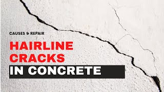 How to Repair Hairline Cracks in Concrete [upl. by Randene554]