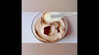 Perfect Chocolate Whipped Cream Frosting Recipeshorts [upl. by Zrike]