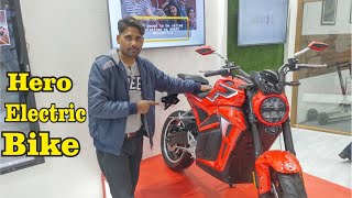 Hero Electric AE 47 Bike Walkaround Review Hero AE 47 Top Speed Mileage Full Charge Time In Hindi [upl. by Renraw]