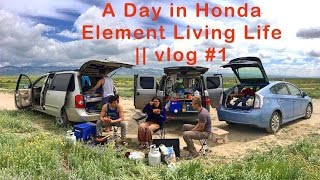 A Day in Honda Element Life  Vlog 1 Carrizo Plain National Monument [upl. by Tindall357]