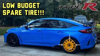 Civic Type R FL5 Spare Tire Solution  Budget Friendly [upl. by Aicats]