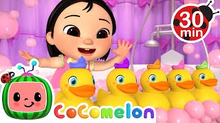 CoComelon Best Animal Songs 🦆 Five Little Ducks amp Kitty Cat Song  MORE CoComelon Nursery Rhymes [upl. by Osnofla]