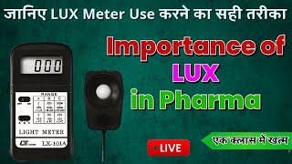 How to use Lux meter amp why its Essential in Pharma Facilities lux pharma lightmeter luxmeter [upl. by Christin]