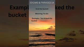 Idioms amp Phrases 14 englishspeaking englishvocabulary englishlearning [upl. by Dnomyad]