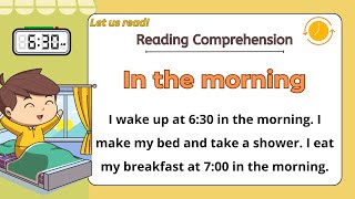 GRADE 13 Reading Comprehension Practice I My Day TIME I Let Us Read I with Teacher Jake [upl. by Britton]