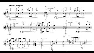 Isaac Albéniz  Asturias Leyenda for Guitar Score video [upl. by Angy273]