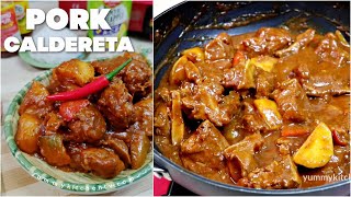 Pork Caldereta Recipe [upl. by Sherrer]