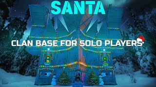 SANTA  CHEAP SOLO Base with OPEN CORE amp DOUBLE Bunker in RUST [upl. by Fortunato]