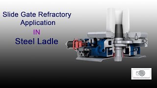 Slide Gate Refractory Application in steel ladle [upl. by Akemyt]