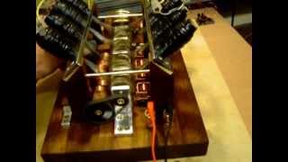 V8 Solenoid Engine Test  See Inside Running Motor [upl. by Brost]