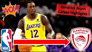 Kendrick Nunn Welcome To Panathinaikos BC ● INSANE Career Best Plays amp Highlights [upl. by Annawek]