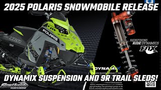 2025 POLARIS SNOWMOBILE LINE UP RELEASE 9R XCR AND 9R ASSAULT DYNAMIX SHOCKS IN VR1 [upl. by Rafferty653]