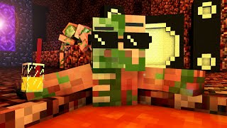 Zombie Pigman Life  Craftronix Minecraft Animation [upl. by Leund876]