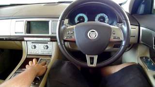 Jaguar XF  Dashboard Startup [upl. by Flory]