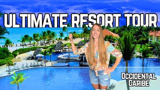 Tour One of Punta Canas CHEAPEST AllInclusive Resorts  Occidental Caribe [upl. by Einoj]